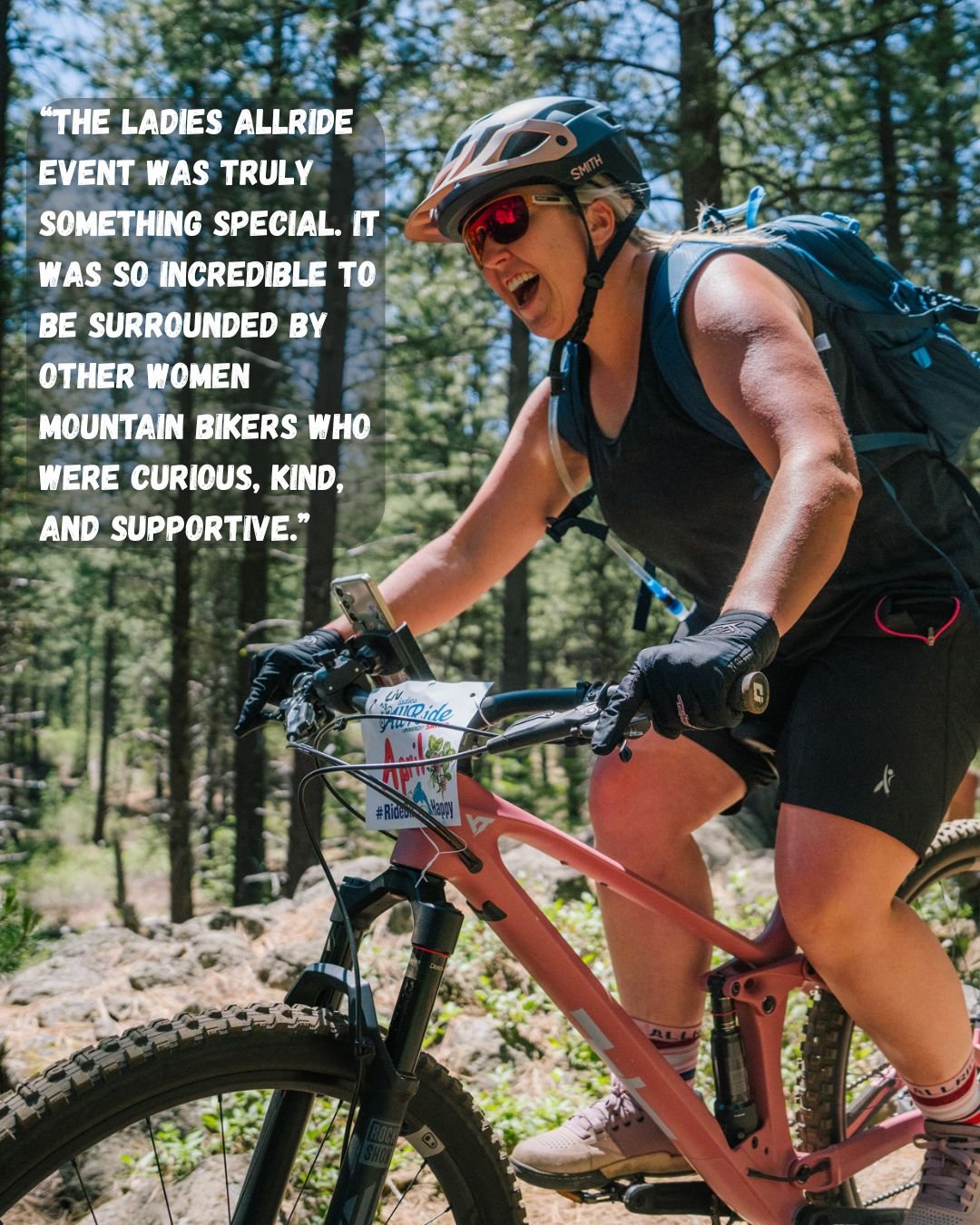 Hearing this kind of feedback is why we do this. 🥰

💫 We have worked hard to create something powerful for people who attend a Ladies AllRide camp&hellip;

It&rsquo;s not just the bike skills you gain, it&rsquo;s the cheers, the laughter, the commu