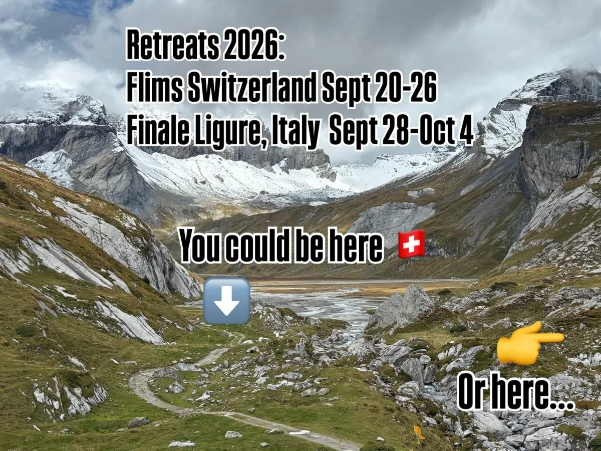 🚵&zwj;♀️ Some trips change your riding. 🤩 Some change your LIFE. 💛
⁠
We&rsquo;re so excited to announce our 2026 Europe retreats in:
🇨🇭 Switzerland &ndash; Sept 20&ndash;26
🇮🇹 Finale Ligure, Italy &ndash; Sept 28&ndash;Oct 4

💥 REGISTRATION O