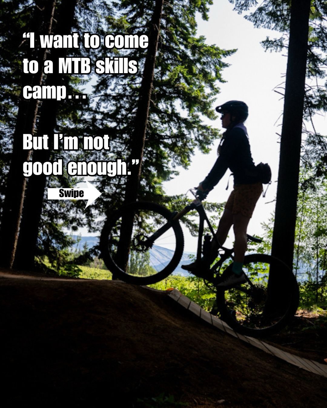👋 &ldquo;I want to come to a MTB skills camp&hellip; but I&rsquo;m not good enough.&rdquo;

🤦&zwj;♀️ NOT TRUE.

We hear this all the time. And it&rsquo;s exactly why we exist.

We ride in small, ability-based groups (max 7 riders per coach + assist