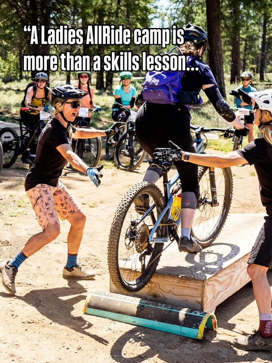 🥰 There&rsquo;s something special that happens at a Ladies AllRide MTB Skills Camp&hellip; ✨

It&rsquo;s not just about learning new skills on your bike.

It&rsquo;s about stepping into a little world where you get to be fully YOU.

A world filled w