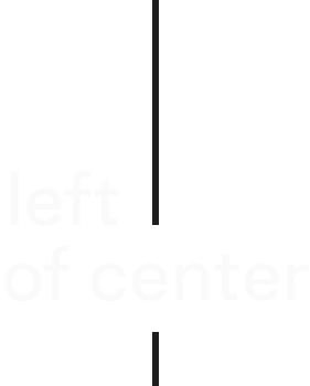 left of center