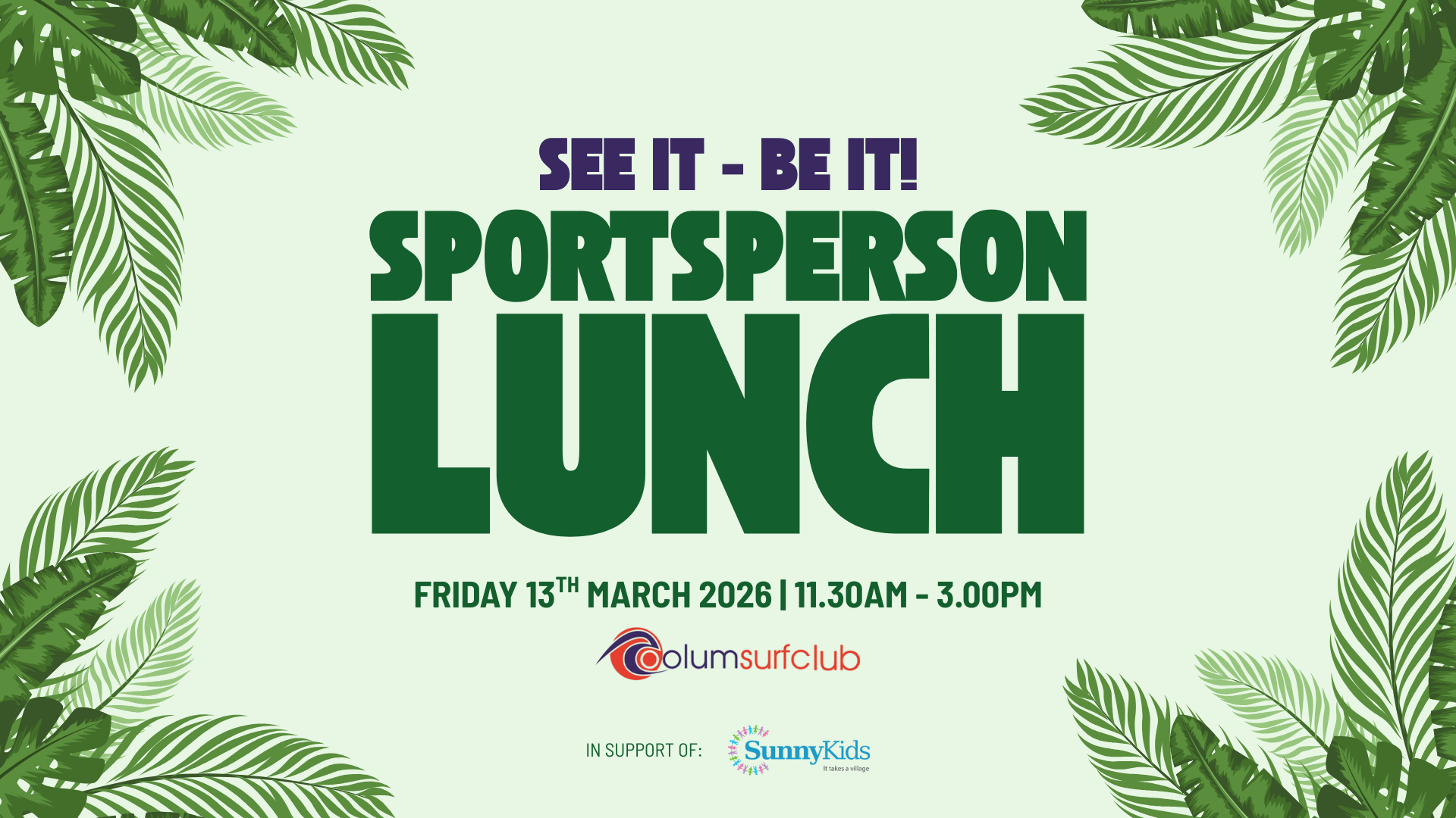 Coolum Surf Club Sportsperson Lunch