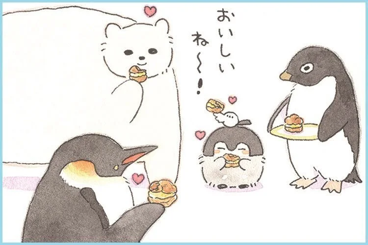  K: It’s delicious, isn’t it~! 