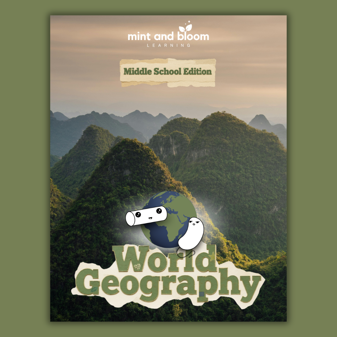 World Geography Workbook - Middle School Edition