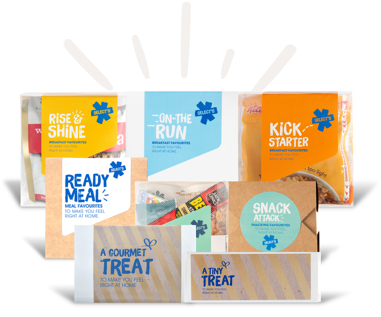 Boxed Breakfast Packs Snack Packs Hotel Guest Amenities — SELECT*D