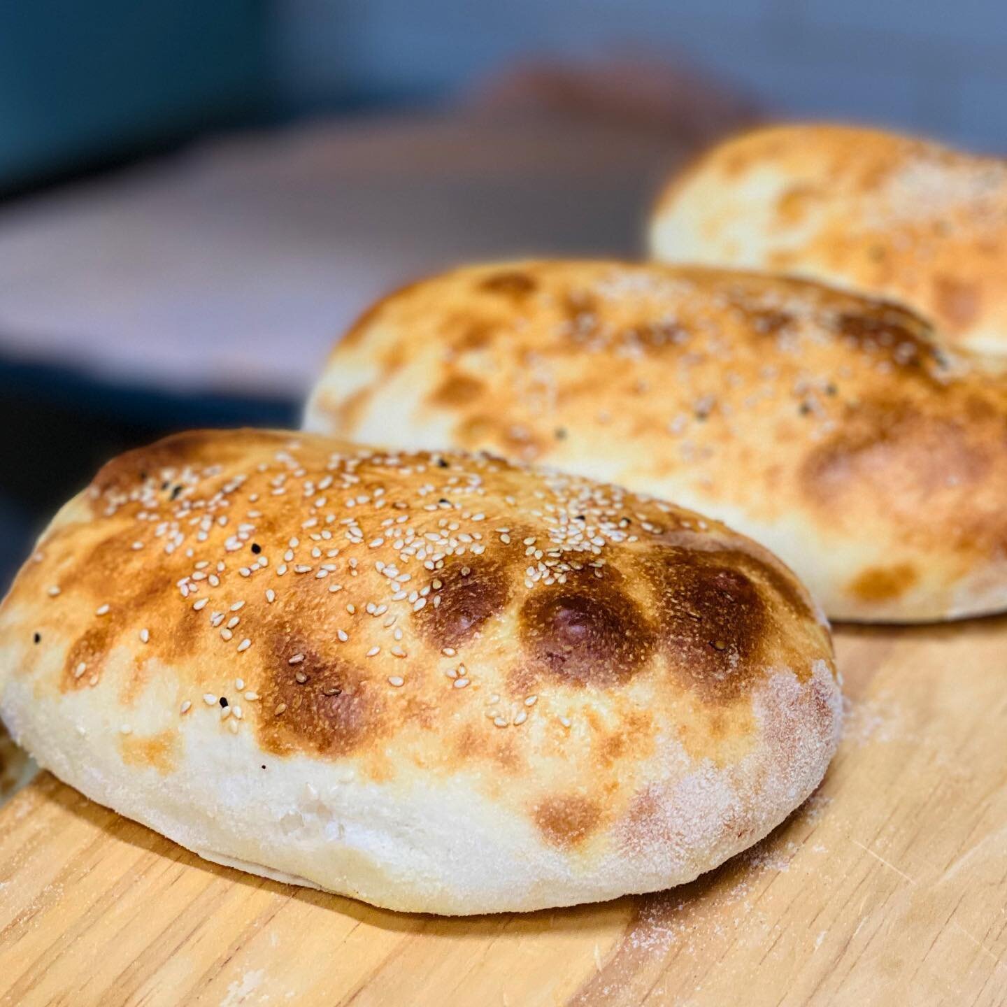 Freshly baked in-house Turkish bread rolls 😍

#turkishbread #kebabs #anatoliangrill