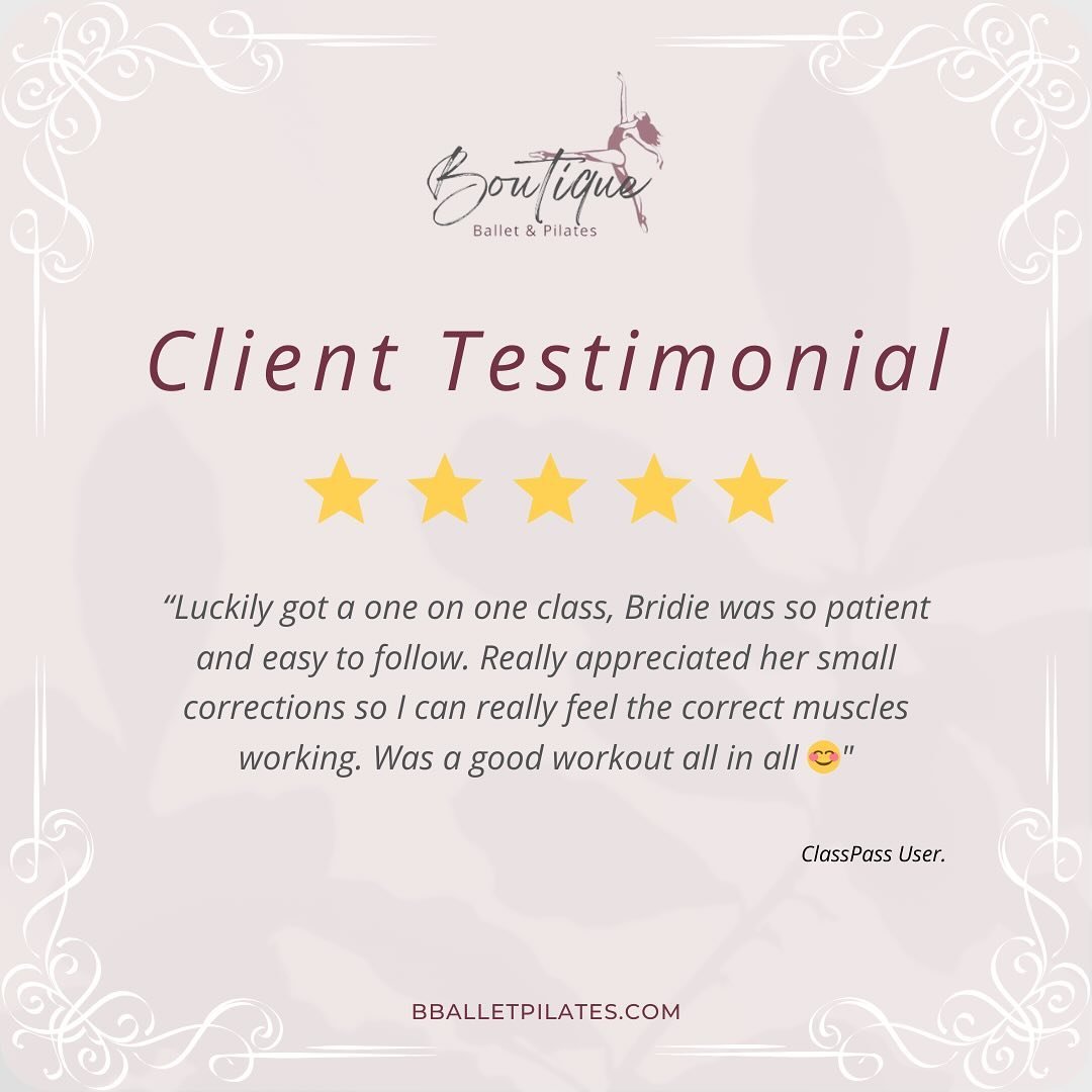 So lucky to have such lovely clients coming through our doors. Here&rsquo;s what a few of them have said about some of our small group classes in Ellerslie recently! 🤍