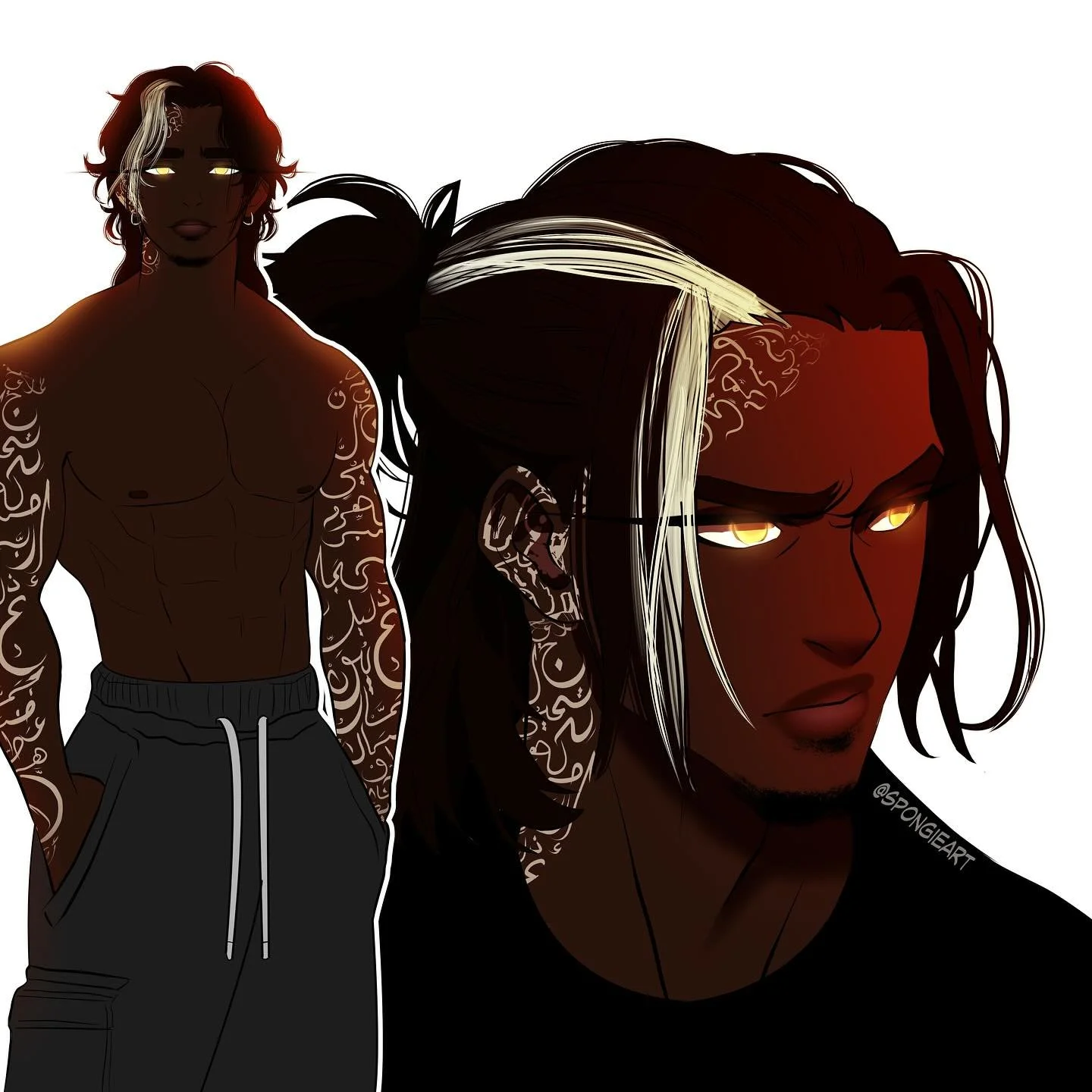 Meet Cyrus 🛡️ y&rsquo;all will meet him very soon ☺️
.
.
.
#atom #spongieart #blackartist #youngartist #digitalart #digitalpainting #art #cartoon #illustration #drawing #draw #picture #artistsoninstagram #artist #sketch #artsy #instaart