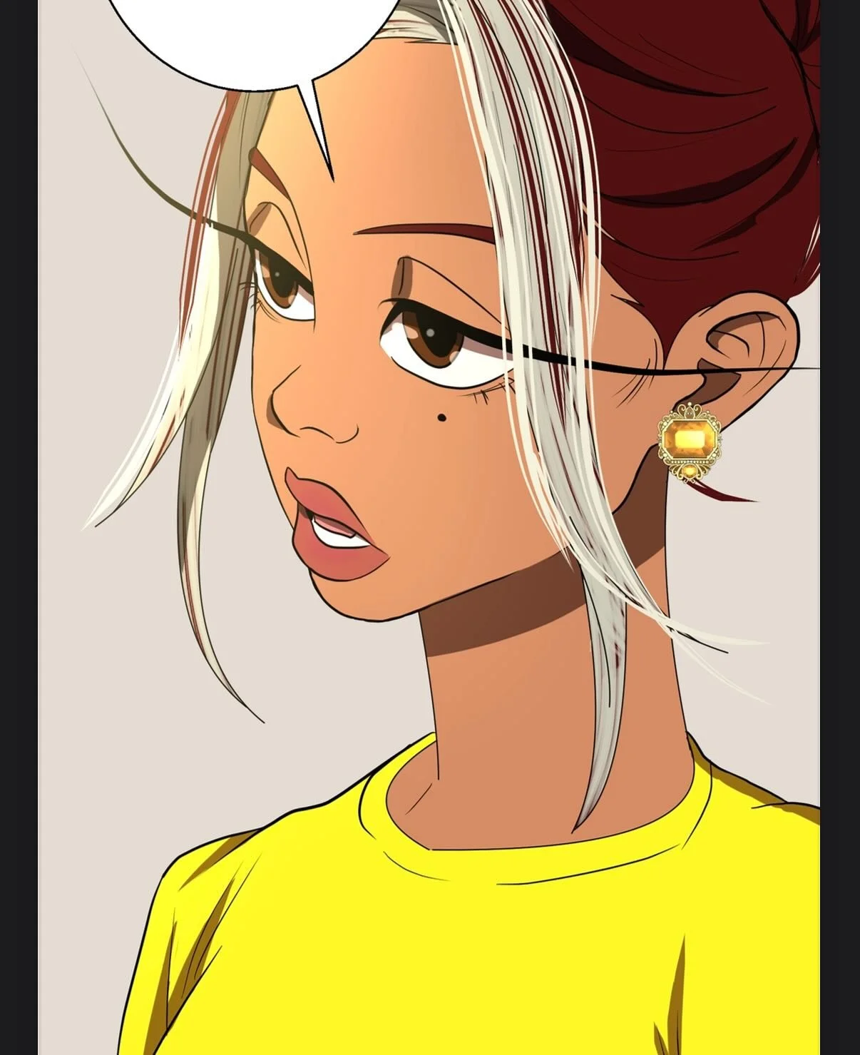 Thumbnail drop for Chapter 3! Coming real soon 🌙💫 Plus&hellip; we finally meet one of my faves (besides Moon, of course lol) &mdash; Mateo 🧡
.
.
.
#atom #spongieart #blackartist #youngartist #digitalart #digitalpainting #art #cartoon #illustration