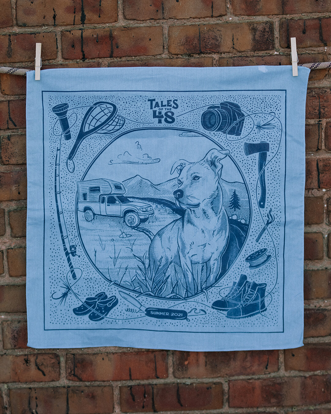 Blue Bandana