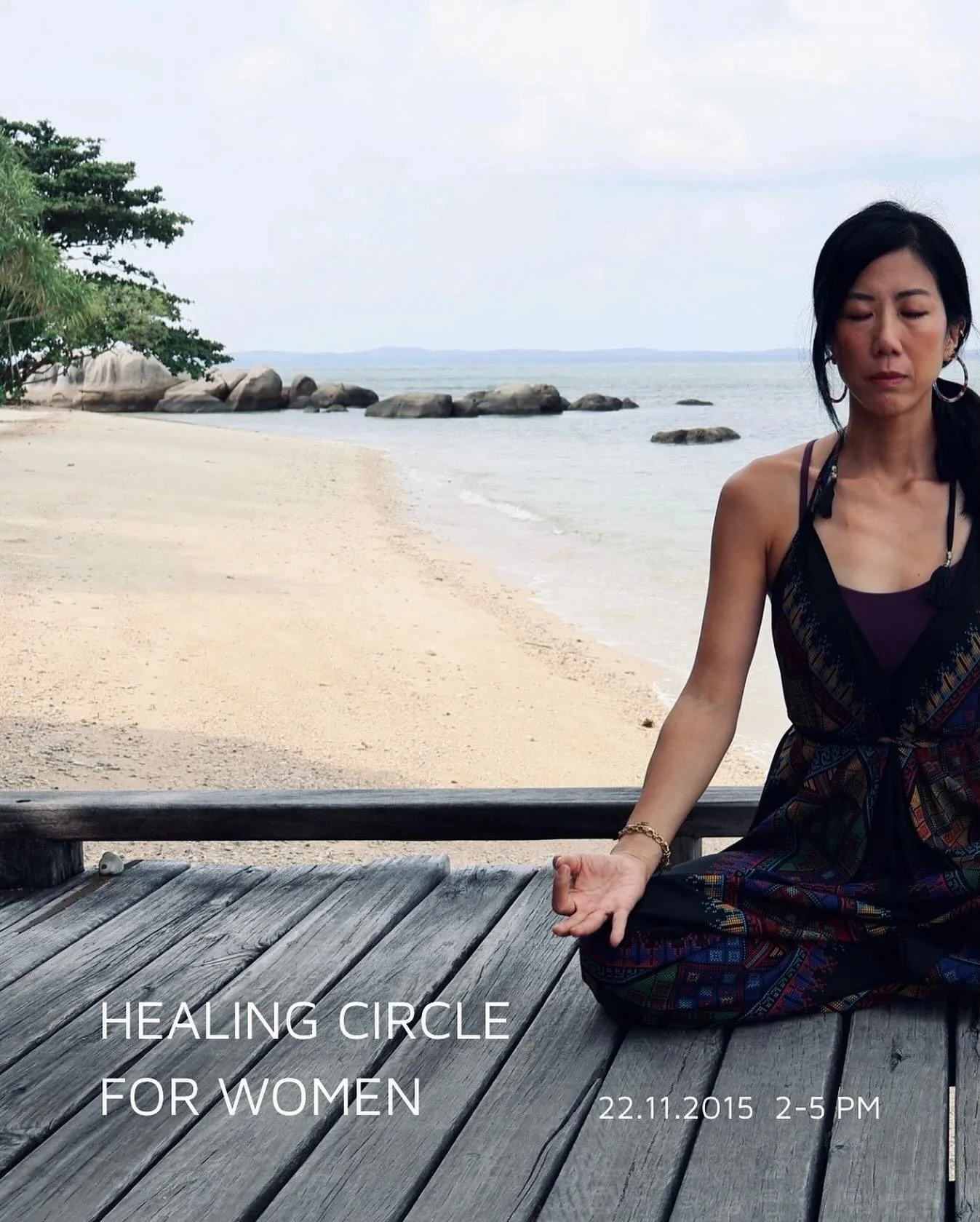 Join our Healing Circle for Women, now rescheduled to Saturday 22 November at 2 pm. Breathe, release, and restore as you reconnect with your inner rhythm.

This transformative session blends guided meditation, EFT tapping, Chakra Flow yoga, and the d