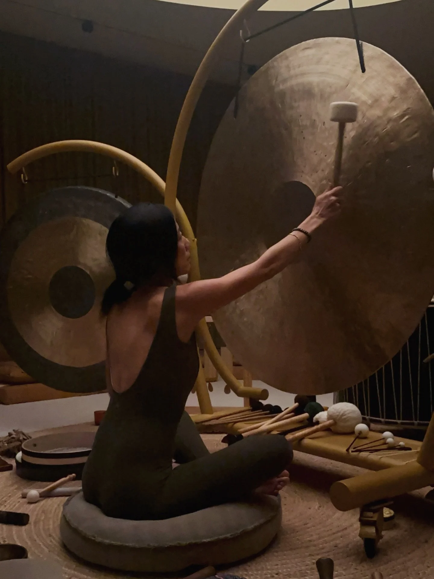 A new chapter at Future Resonance @futureresonance.sg 

Created by the people behind Pyramid of Chi, this space is truly special.

The acoustics, the beautiful instruments, and especially this incredible gong have made this space feel incredibly grou