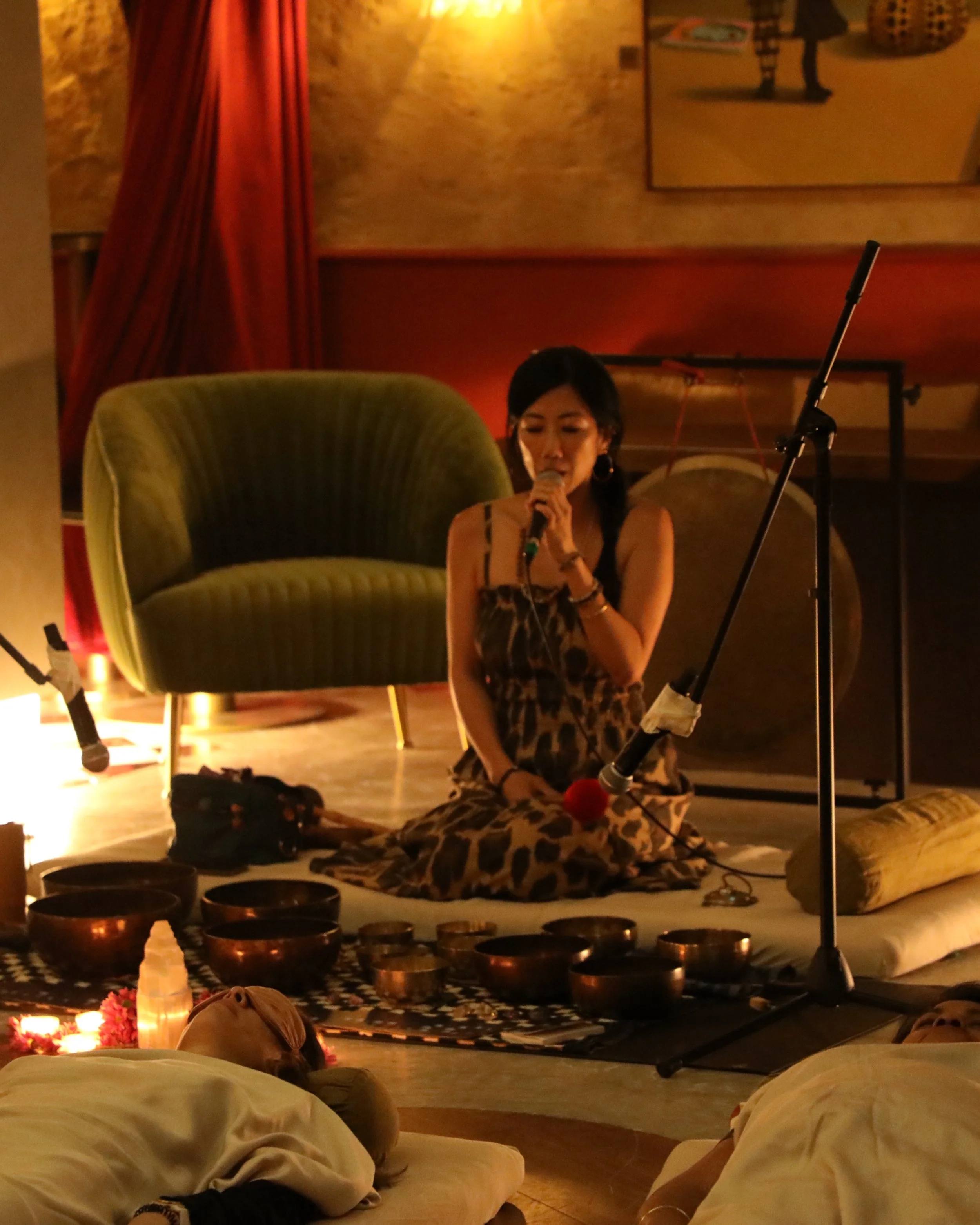 Sound has been used as a healing modality for thousands of years, long before wellness became something we felt we needed to optimise.

Through vibration and frequency, sound can help guide the brain into slower states including theta, encouraging de