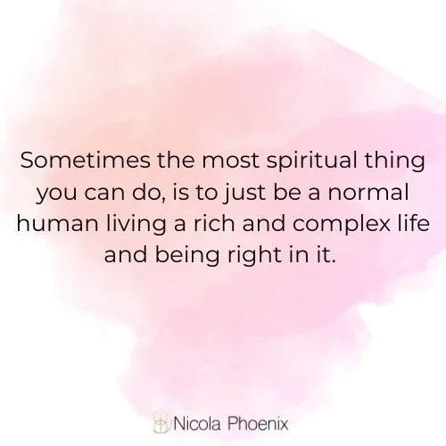 Sometimes the most spiritual thing we can do is simply live our ordinary lives with presence. To breathe into each moment, soften into the small rituals that steady us, and honour the richness that already surrounds us. Spirituality isn&rsquo;t alway