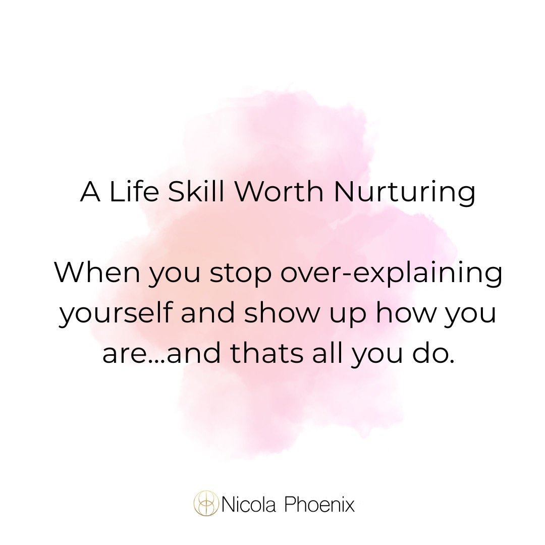 Life skill: not over explaining yourself and just showing up to life.
No long justifications. No rehearsed speeches. No shrinking to be understood.
You don&rsquo;t owe clarity to people who already decided how they feel.
You learn who you are when yo