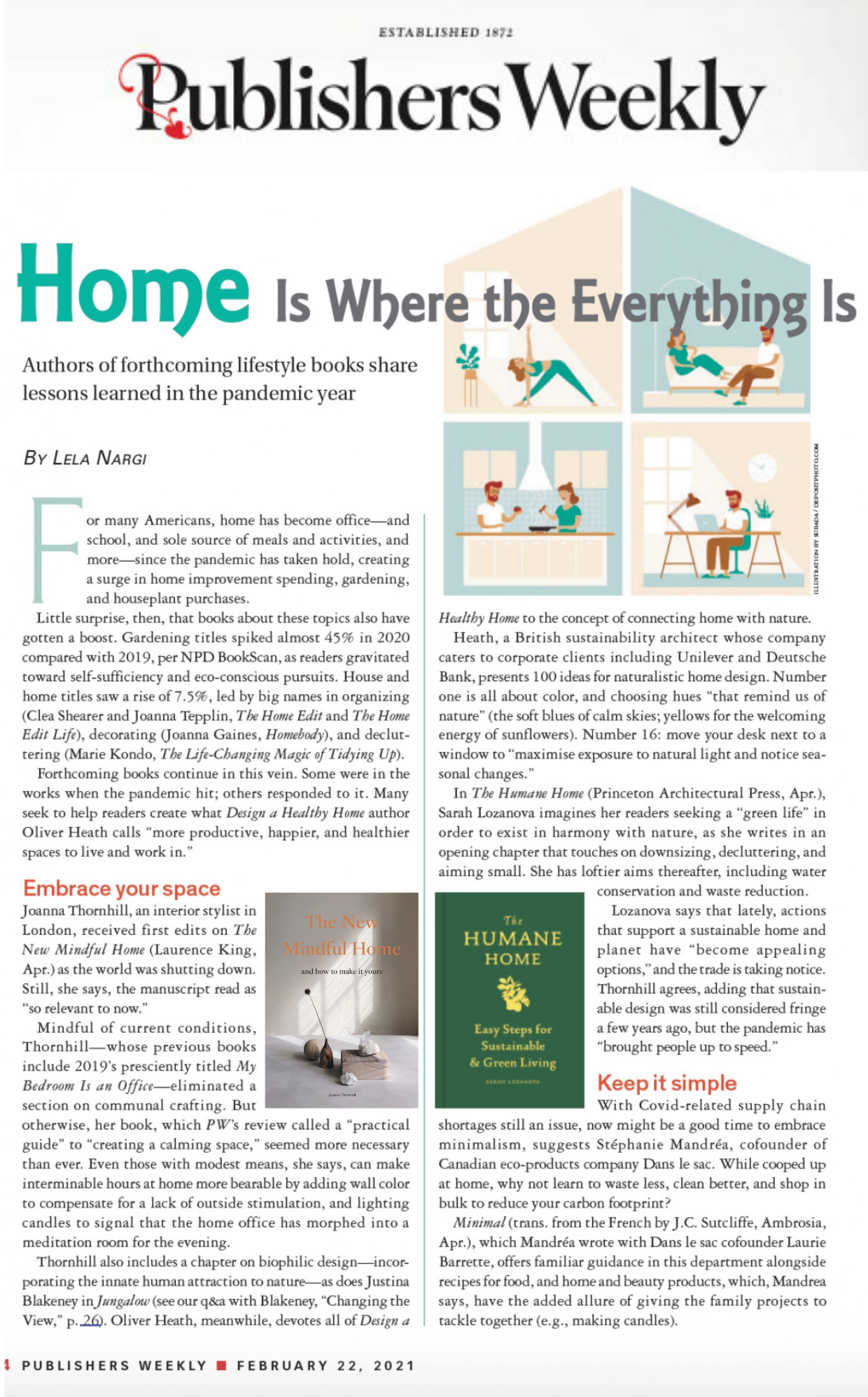Publisher's-Weekly-magazine-Book-Review-The-New-Mindful-Home-by-Joanna-Thornhill-Web-Layout.png