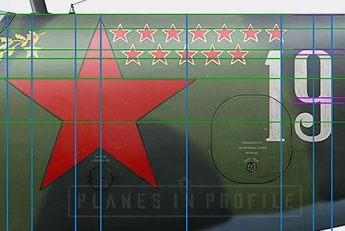 The final layout result based on the grid from the photo