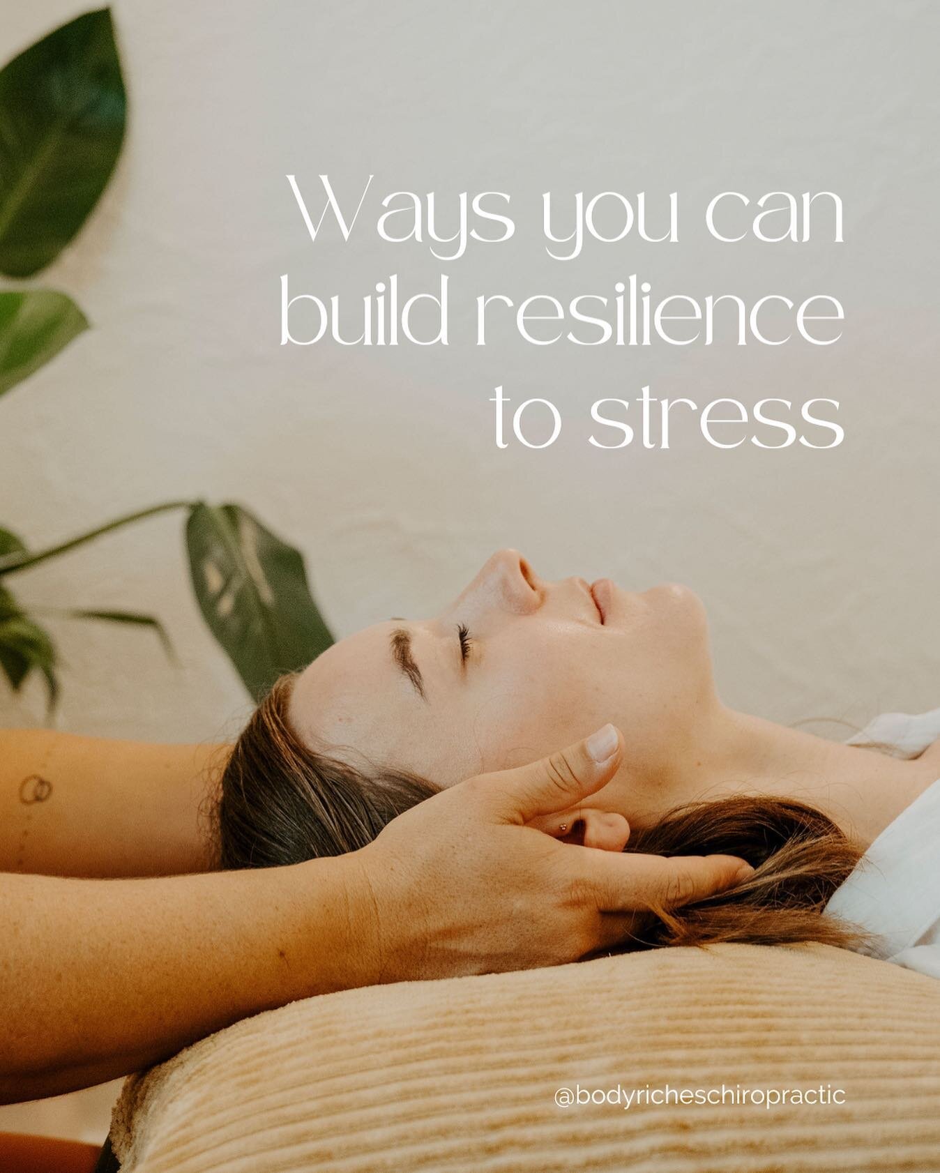 Ways you can build resilience to stress&hellip; 

(Save this post) 

Sometimes we can't change the stressors in our life, but we can absolutely alter how our system reacts to them&hellip;read on if this is something you need! (hint: trust us, you do!