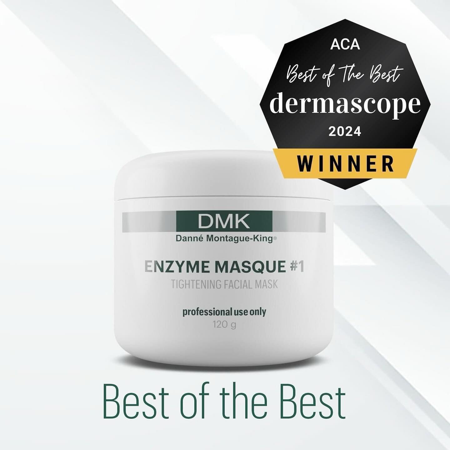 Hiphip hurraa DMK! 

Iloksemme voimme ilmoittaa DMK:n saavuttamasta todella hienosta menestyksest&auml; @Dermascopen 2024 Aesthetician&rsquo;s Choice Award -palkinnossa! 
 
Kilpailun tuloksena oli upeat ykk&ouml;ssijat entsyyminaamio- ja ihoa kirkast