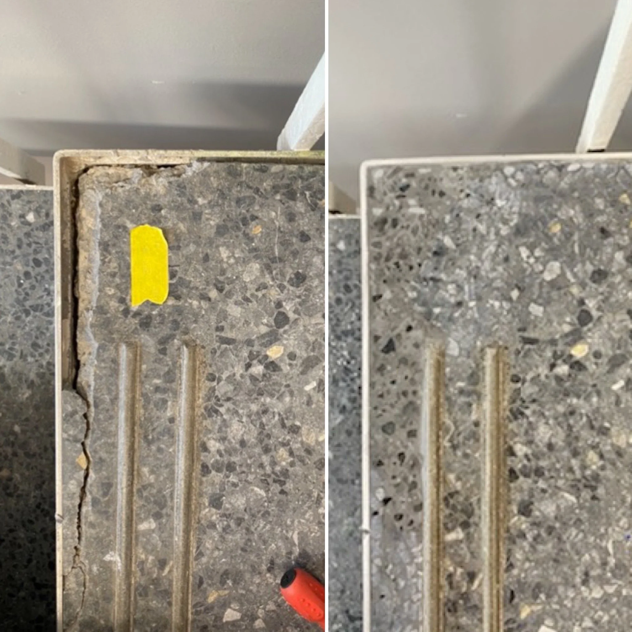 Concrete step repair