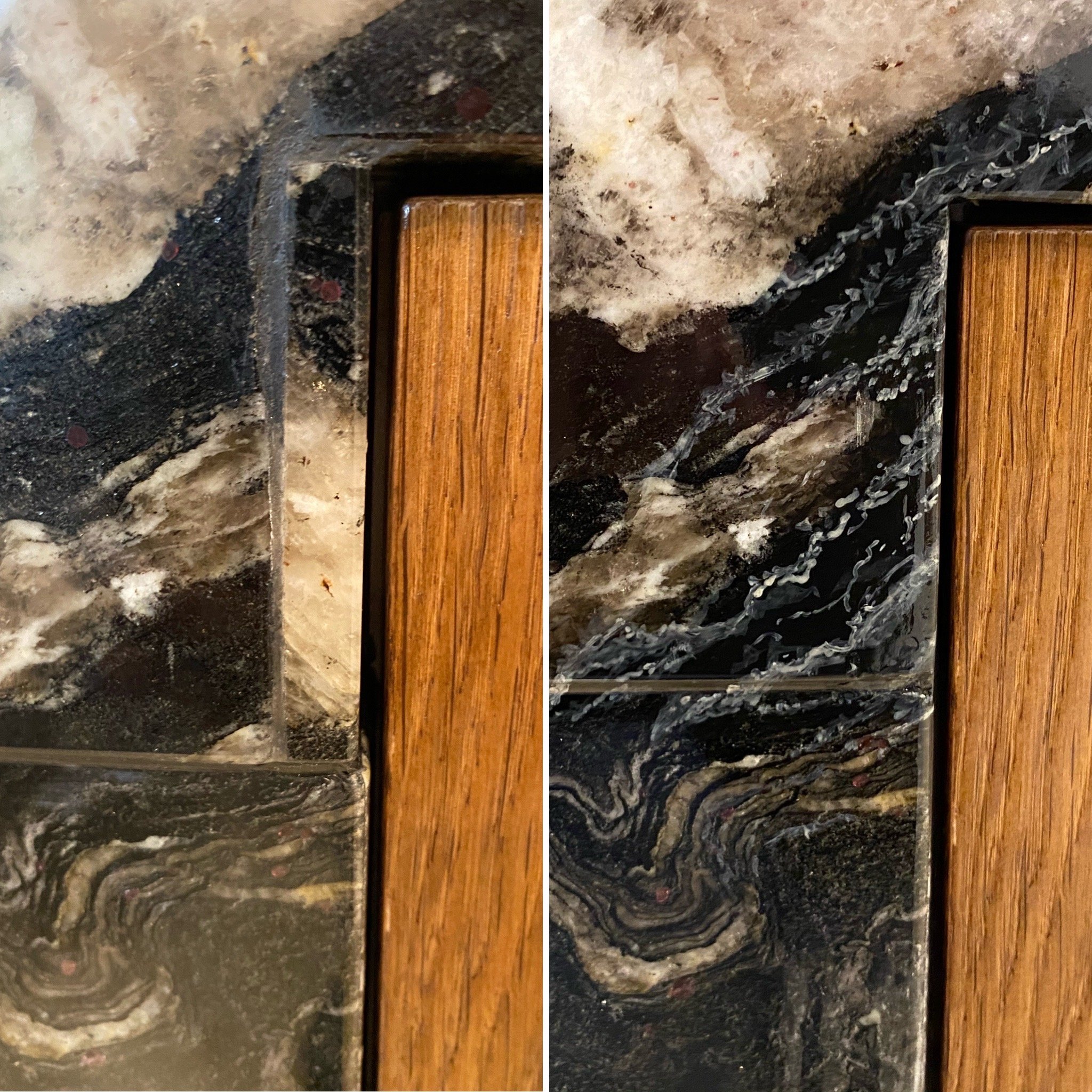 Marble bench top repair