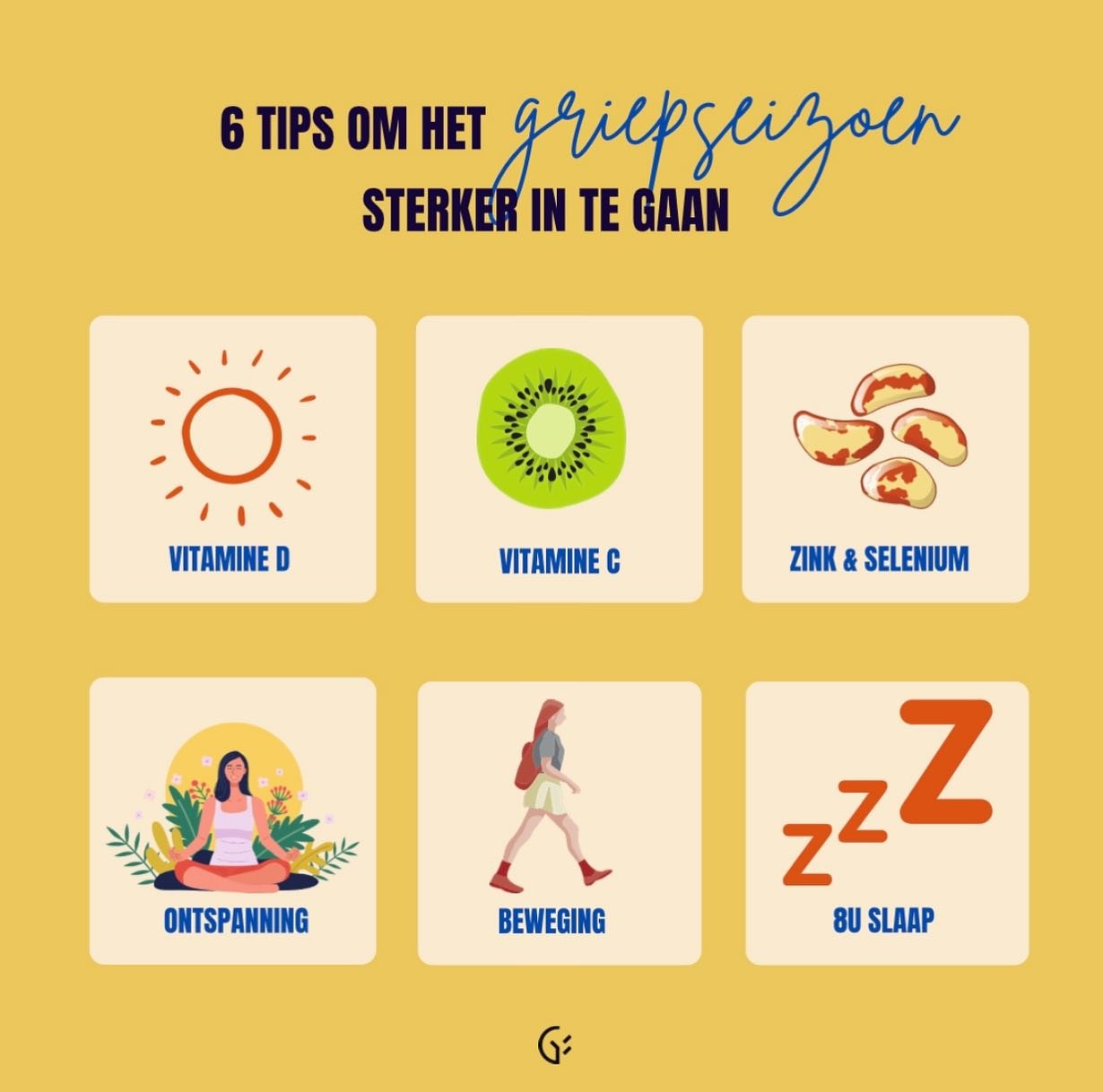 🤧🤒 TIPS TEGEN GRIEP EN VERKOUDHEID 👇

▶️ Nu het oktober is en de eerste buikgriep en snotneuzen arriveren in onze woonkamers heb ik mijn belangrijkste tips tegen griep en verkoudheid nog eens een update gegeven (scrol zeker tot op het einde voor m