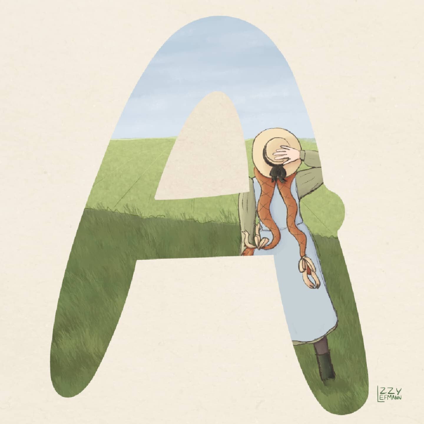 Anne of Green Gables inspired letter 'A'.

@calliecampbellartwork and I have challenged each other to do an alphabet letter a day in June. 
.
#illustration #procreate #illustrator #alphabet #anneofgreengables