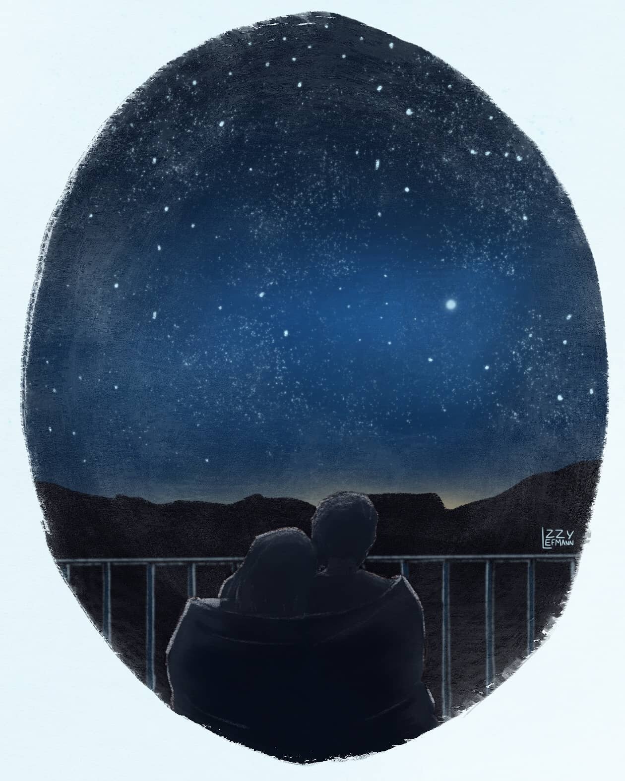 Made it again but with a starry night.
.
#illustration #procreate #illustrator #starrynight #starrysky #art #holiday