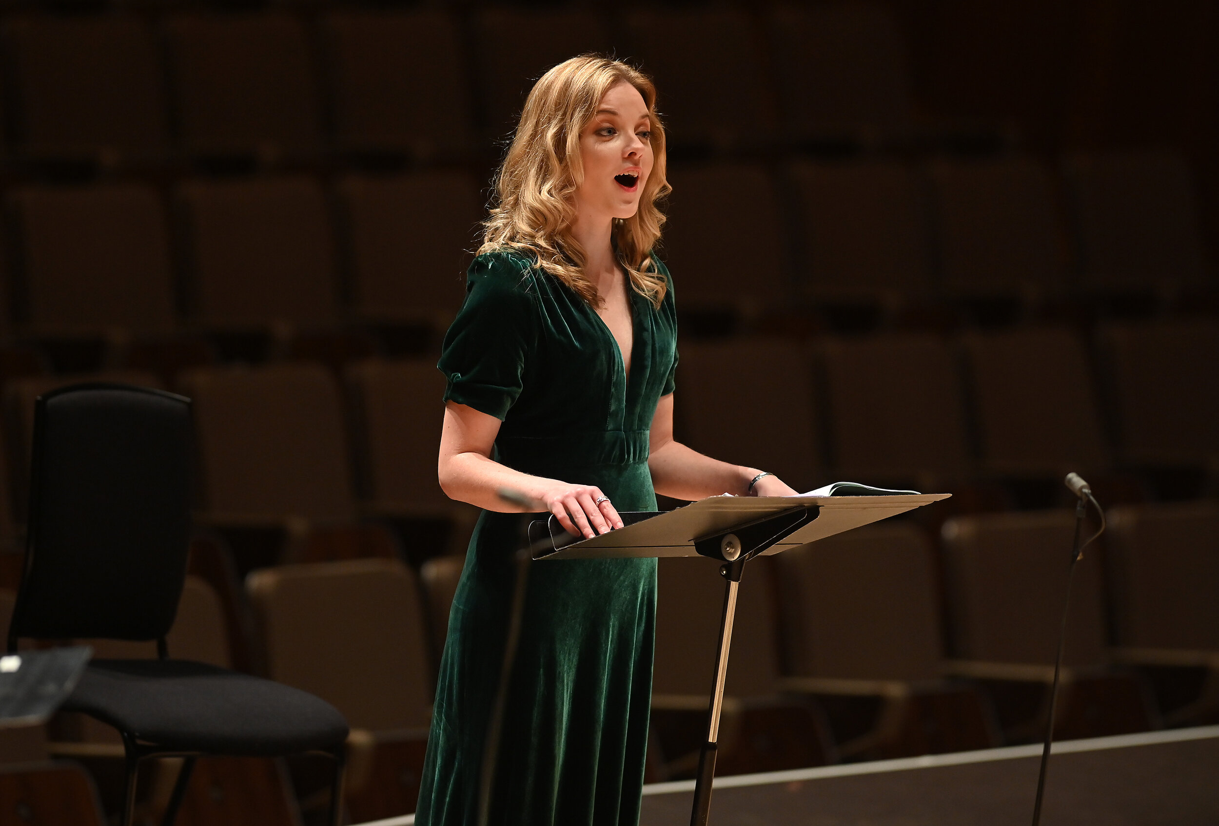 Soprano Rowan Pierce performs together with the Orchestra of the Age of Enlightenment at a concert on October 20 at the Southbank Centre London