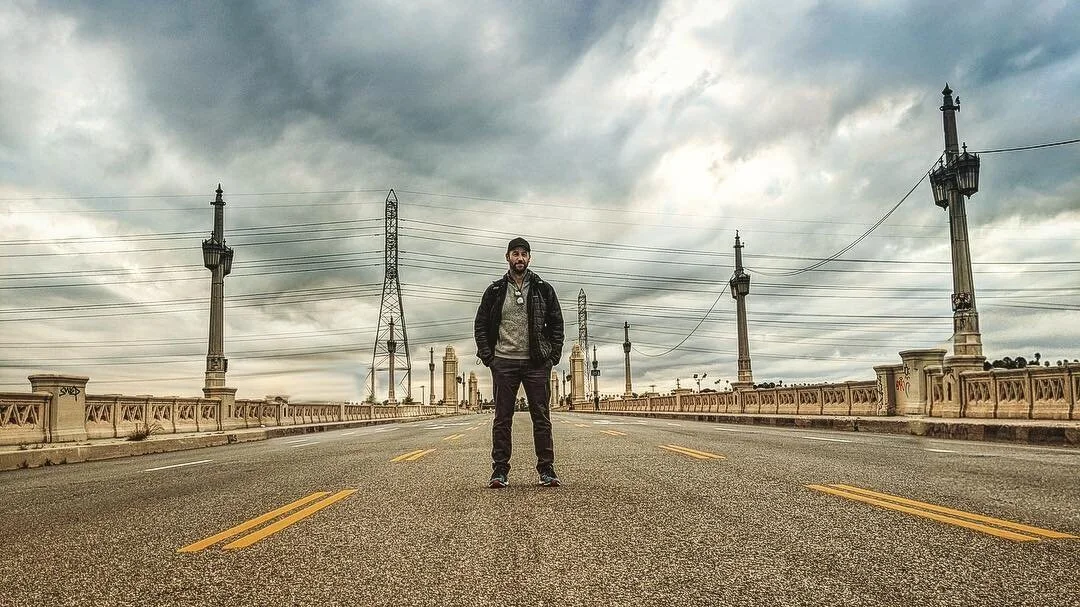 8 Days Earlier
Standing on the 4th St Bridge in Los Angeles preparing for a film shoot with traffic cops on either end enforcing a lockdown - albeit one that was over 10 hours later.
#director #spearsandarrows #4thstbridge #setlife