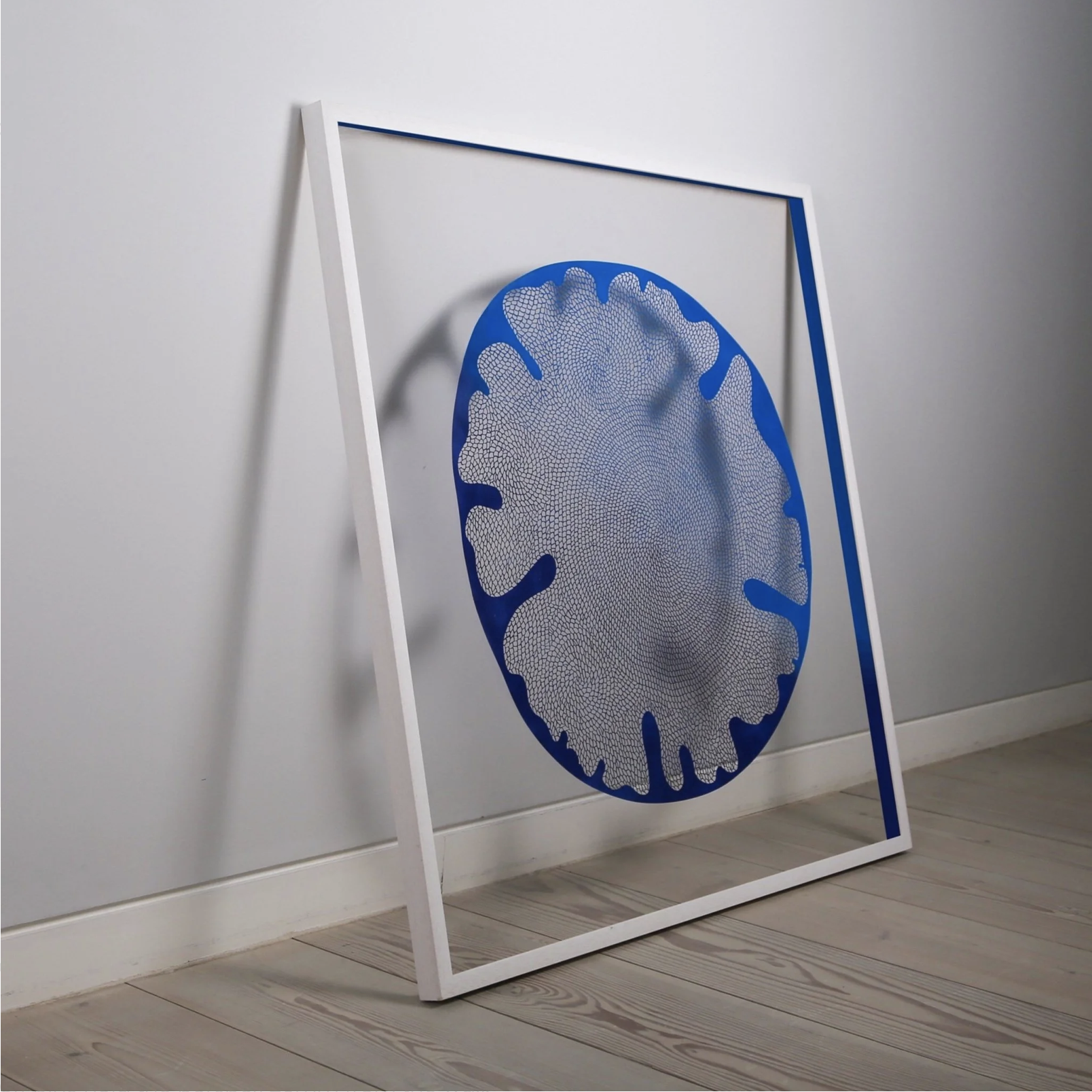 'Fluoro Blue Shibuya', 2024 Hand-cut archival paper.
120 x 120cm
Sold