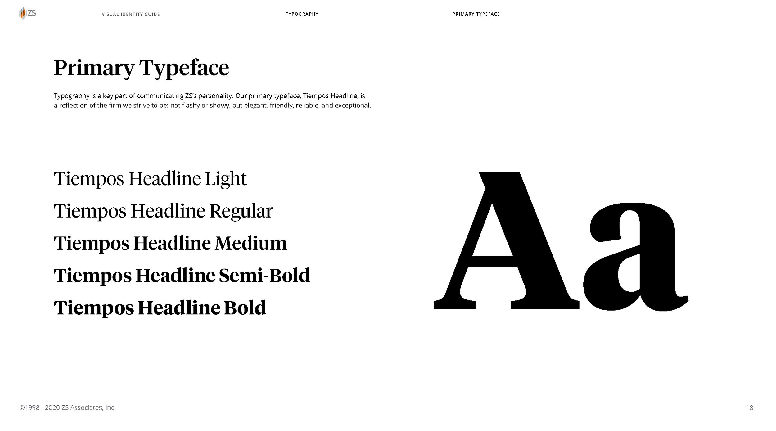 Typography - Primary Typeface