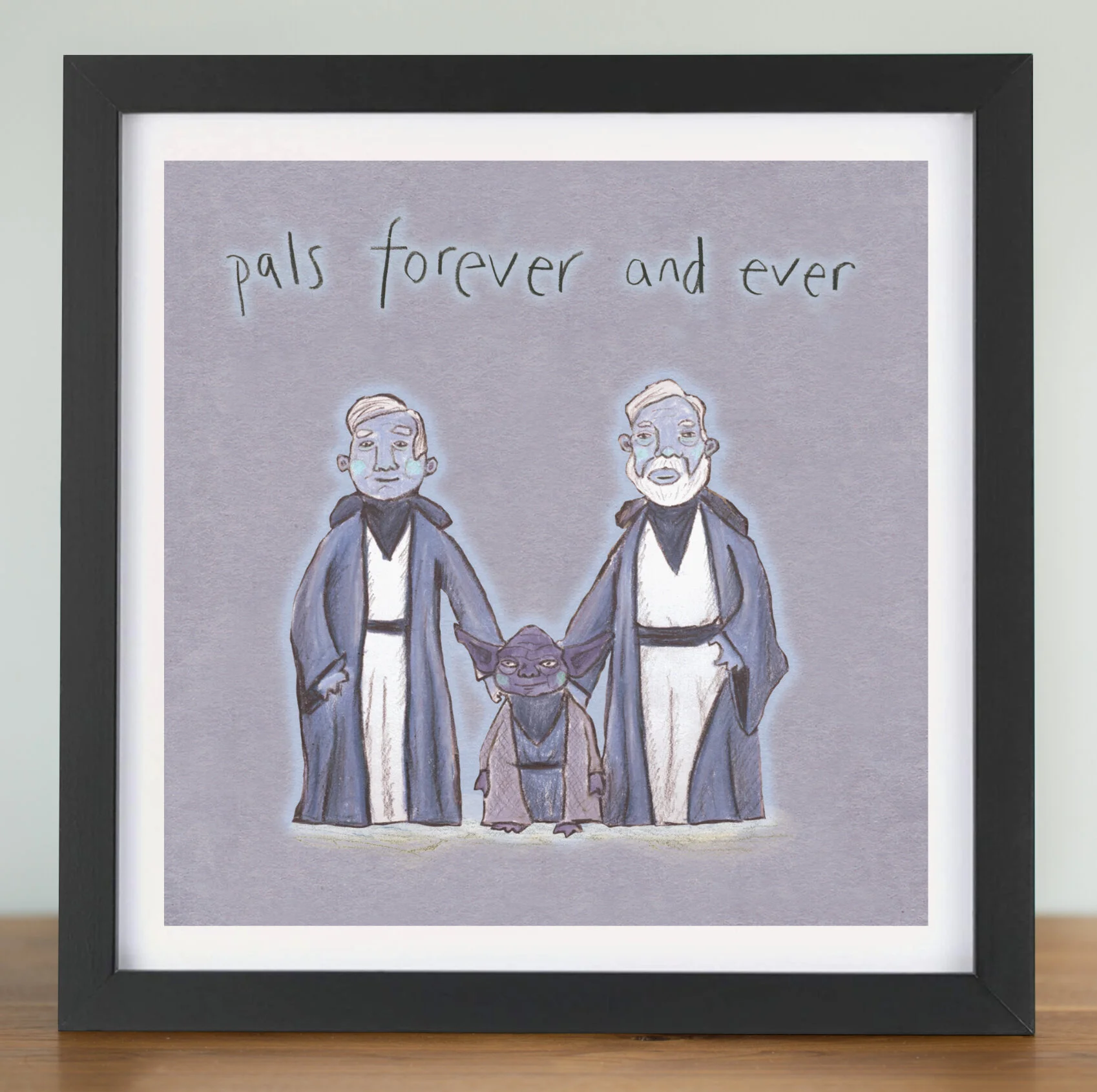 pals forever and ever digital print by The Grey Earl, Stars are Braw, Star Wars.jpg