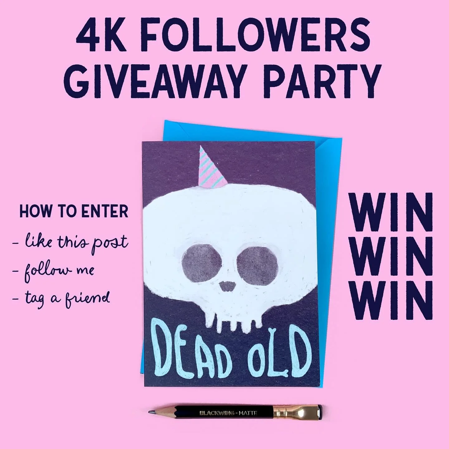 Praise be to the followers, I&rsquo;ve hit 4000 big ones baby! 
Which means it time to celebrate with a giveaway. Check out the rules below and get onboard the free stuff train&hellip;.

TO ENTER

- follow me @thegreyearl 

- like this post

- tag a 