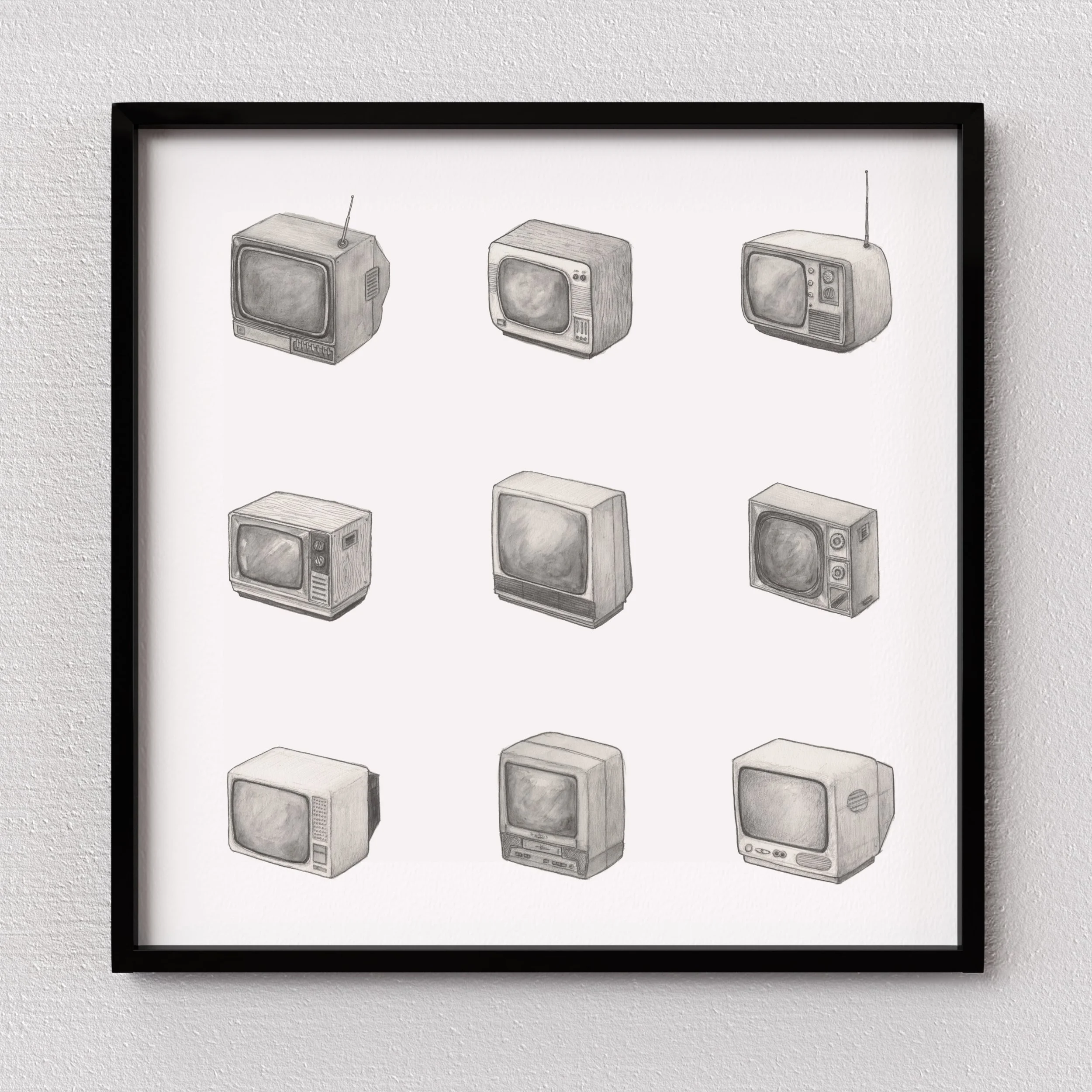 televisions-giclee-PRINT-illustration-retro-tv-vintage-fan-art-movie-film-cinema-black-frame.jpg