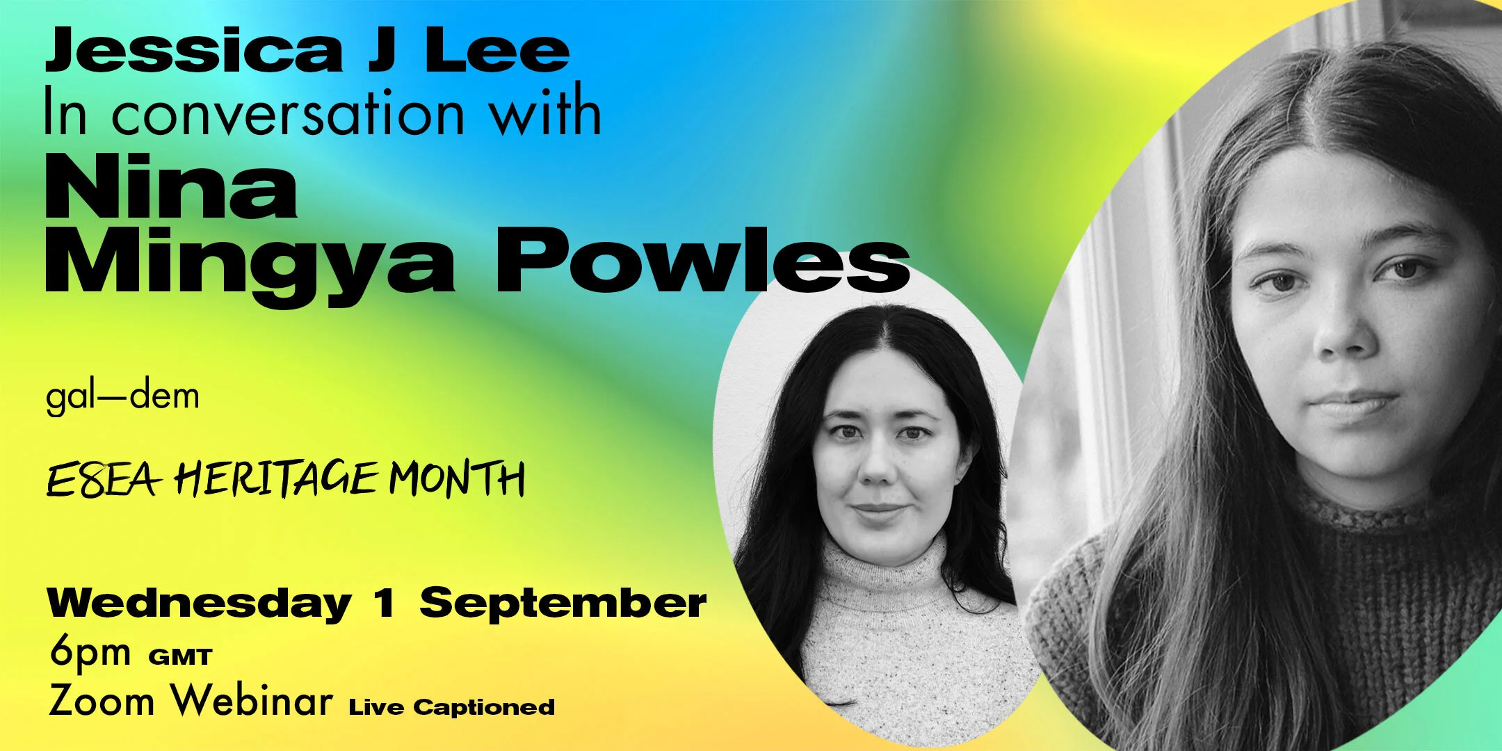 Jessica J Lee in conversation with Nina Mingya Powles