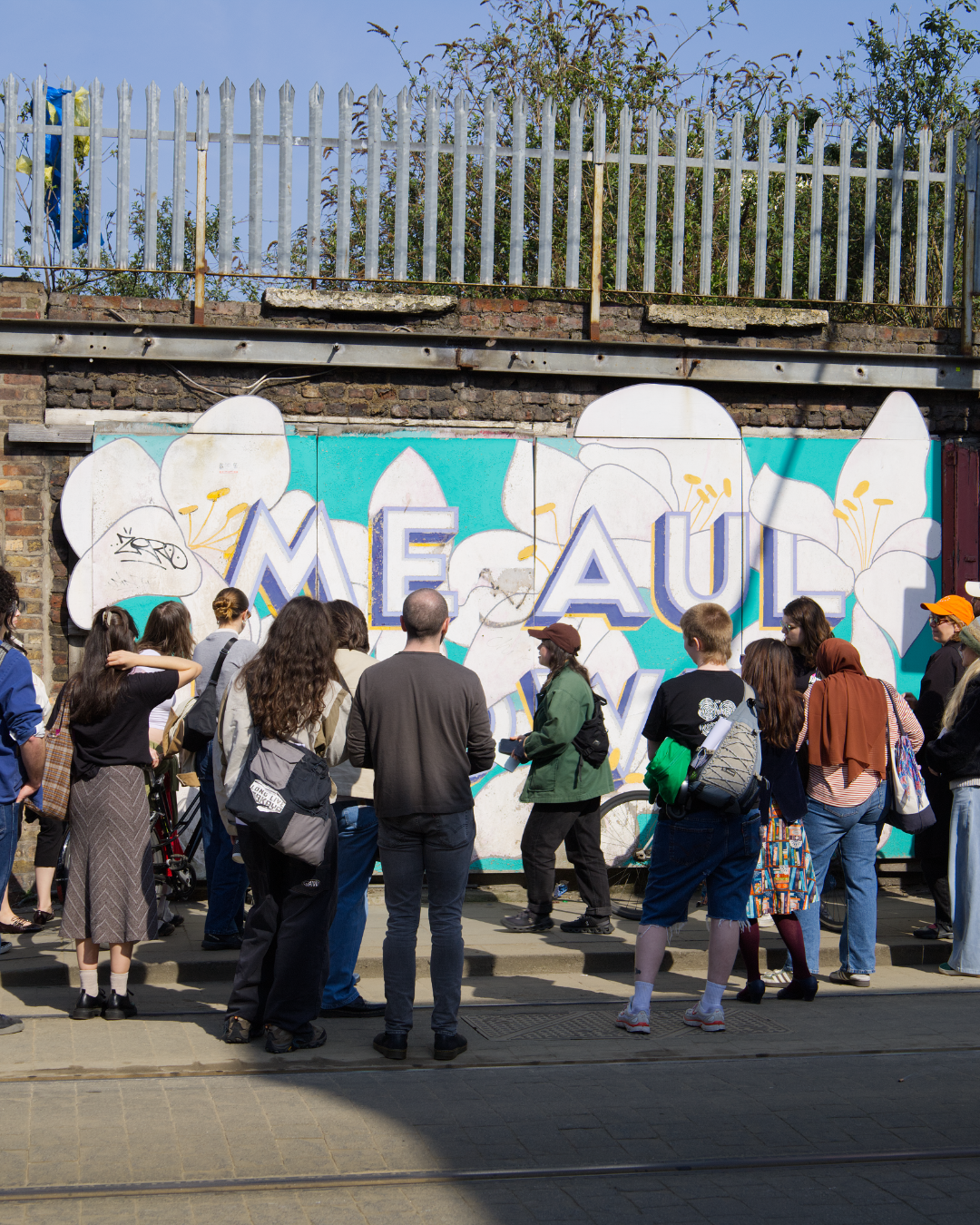 Stopping at Signs of Power's 'Me Aul Flower' piece, Benburb Street