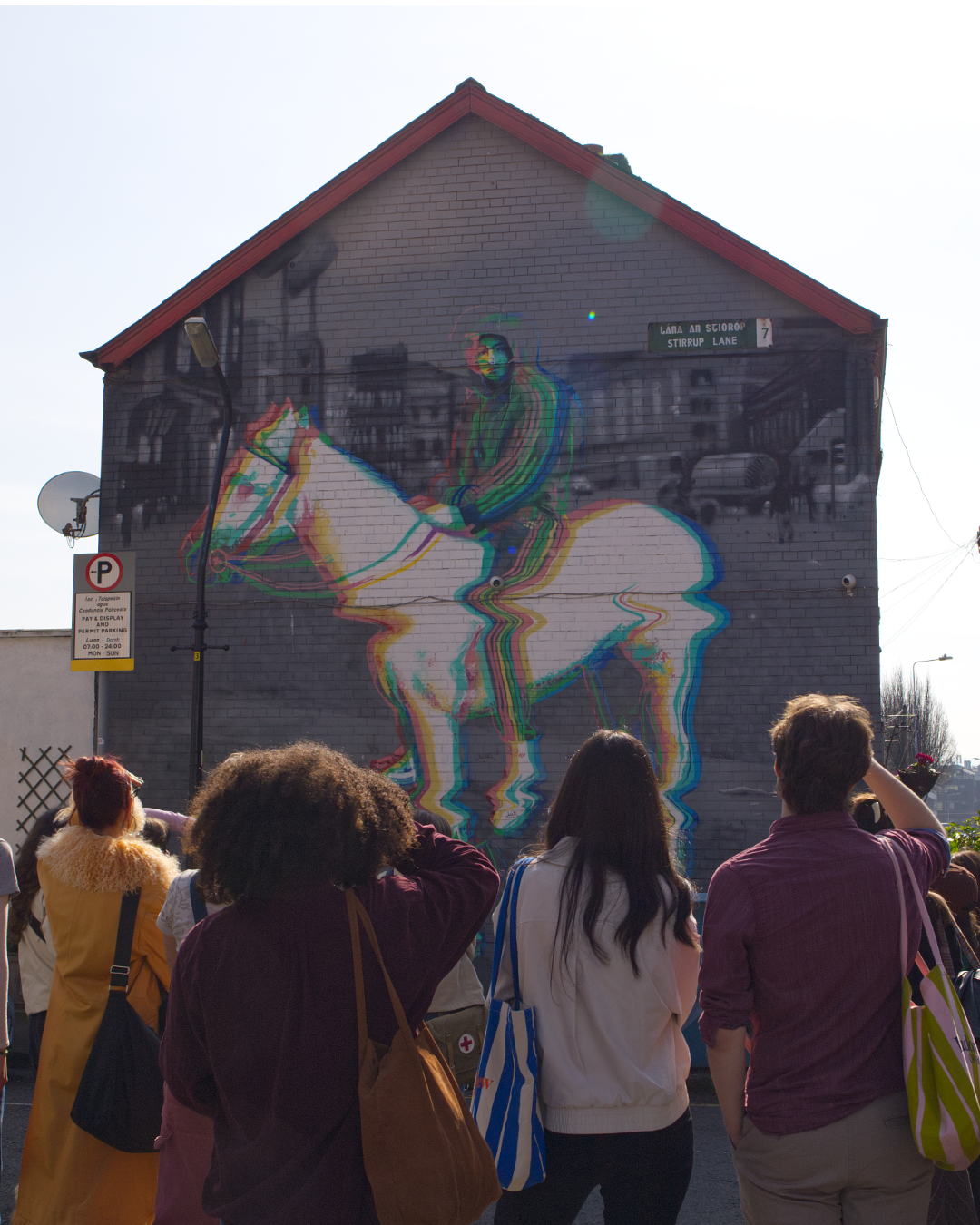 Outside SUBSET's 'Horseboy', just off Church Street