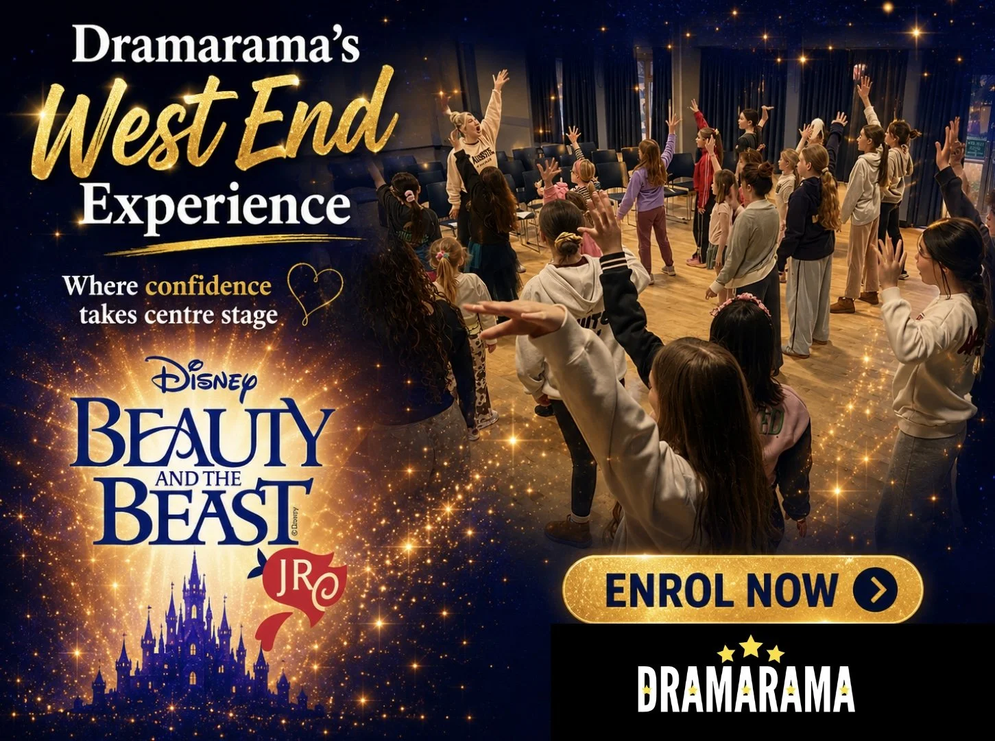 Beauty and the Beast Junior to Take Centre Stage in Dramarama Clubs’ Popular Summer Theatre Experience