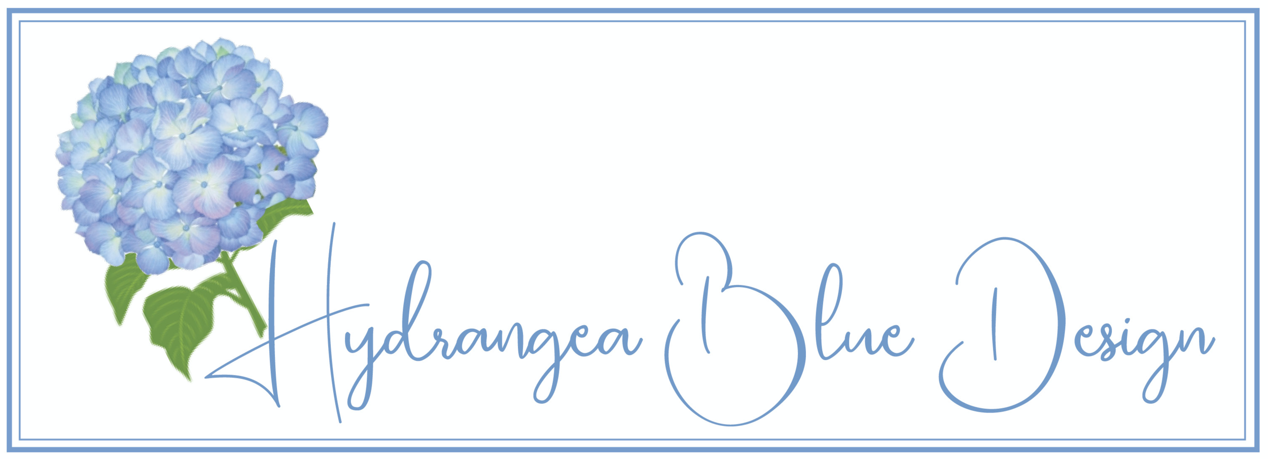Hydrangea Blue Design
