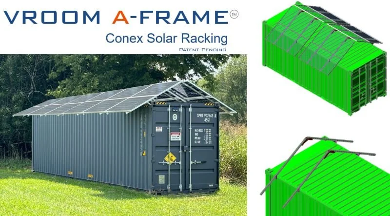 Adjustable solar panel racks for RVs and Trailers — Vroom Solar. Solar ...