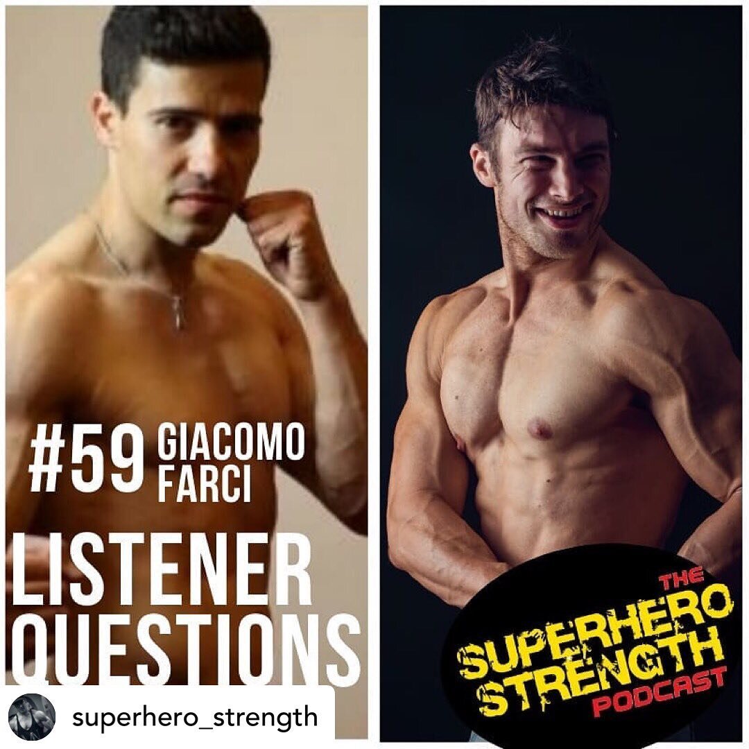 Hey guys check episode 59 of the Superhero Strength Podcast where me &amp; James Buckley talk about nutrition, anxiety pre-workout, daily productivity and... STRANGE PEOPLE at the gym!

superherostrength.com.au/episode-59/

It was great fun, and more