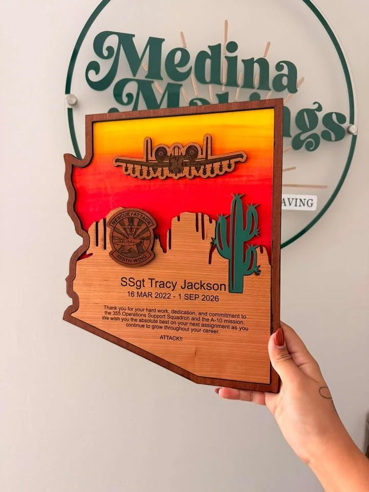 Arizona Sunset Plaque