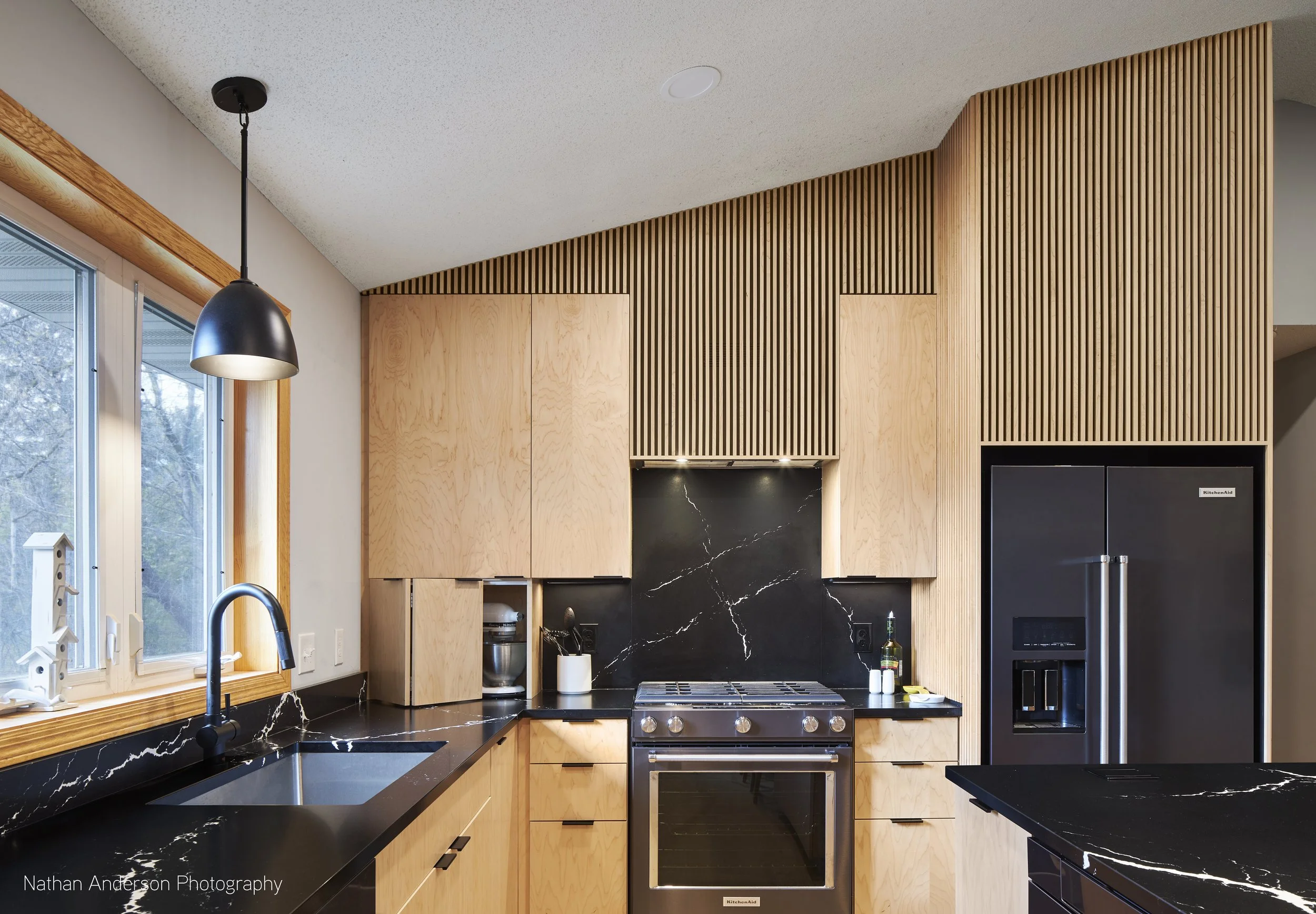 A small appliance garage for those everyday appliances.