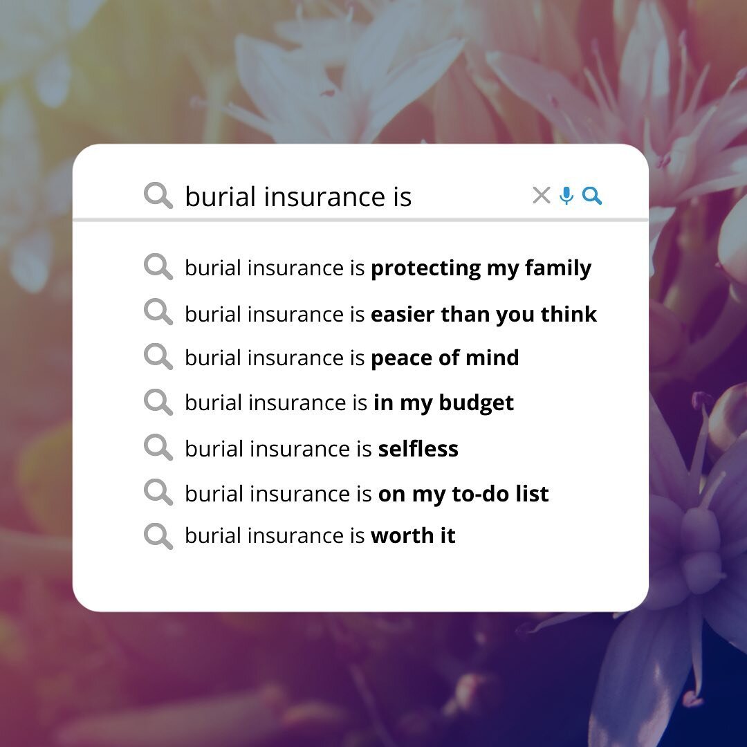 Burial insurance is so much more than you think. Get more information today at wfeinsurance.com/get-a-quote #finalexpense #funeralinsurance #burialinsurance
