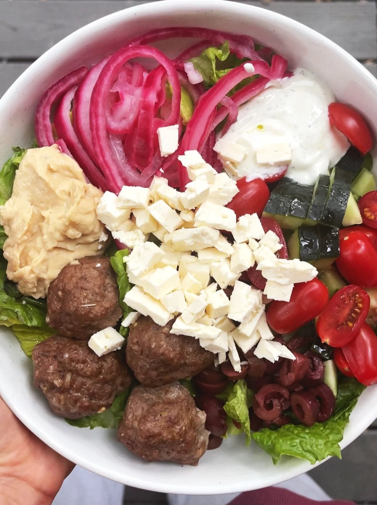 Greek Bowls at Home (Easy Greek Meatball Recipe + Meal Ideas)