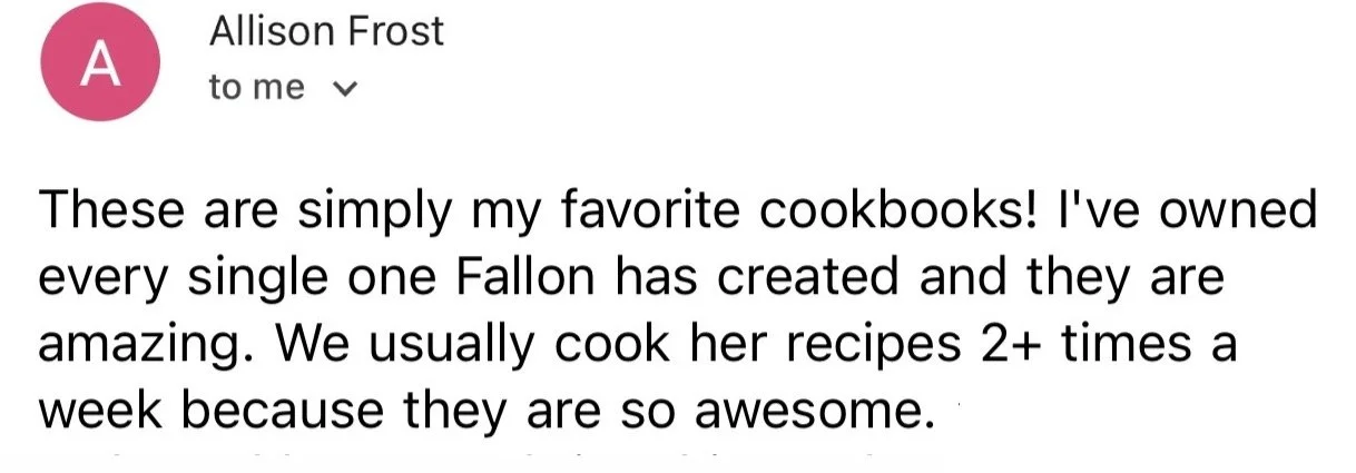Fallon's Table Cookbook reviews