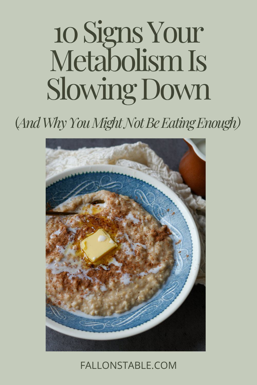 Signs Your Metabolism Is Slowing Down