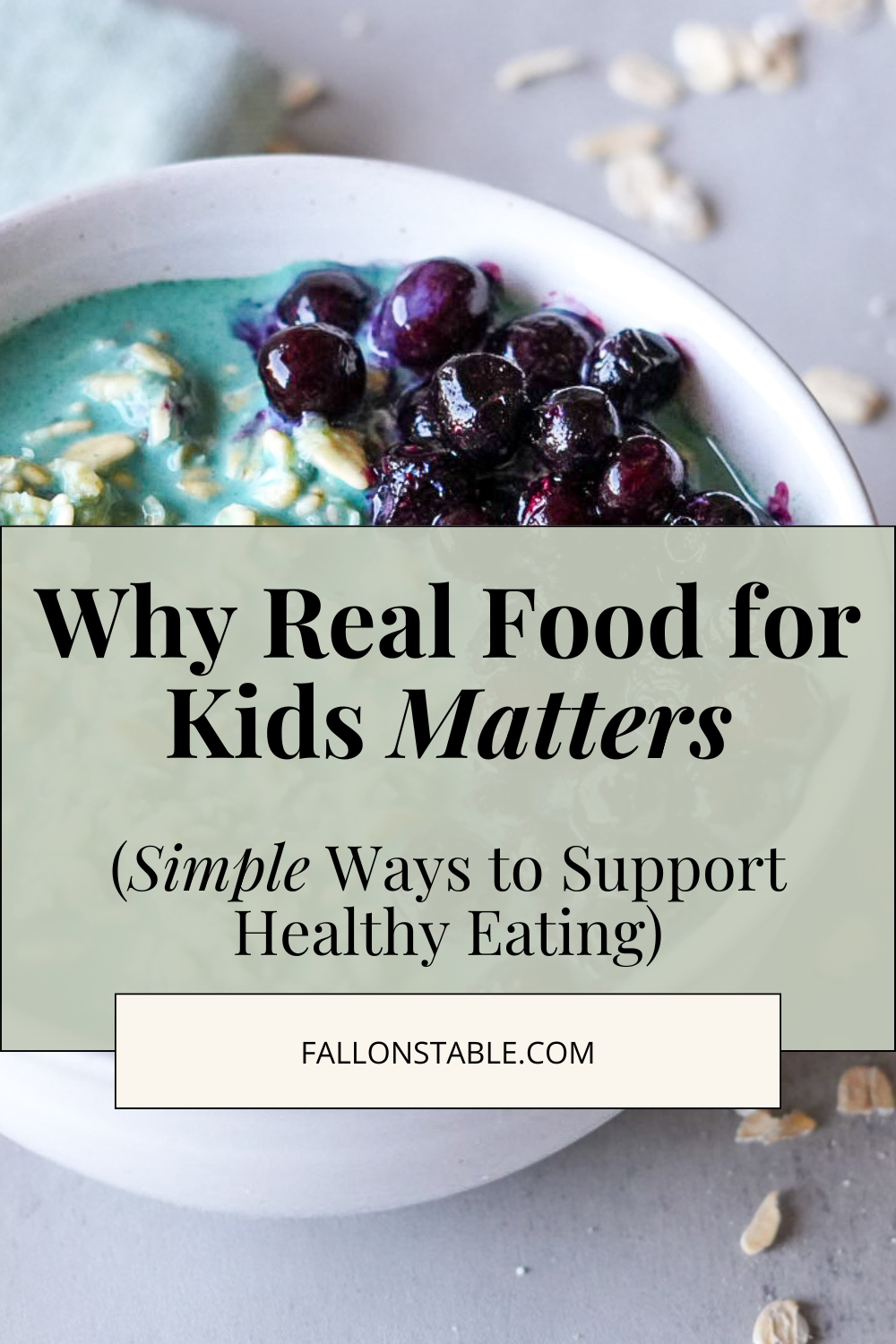 How to Feed Our Kids Real Whole Foods