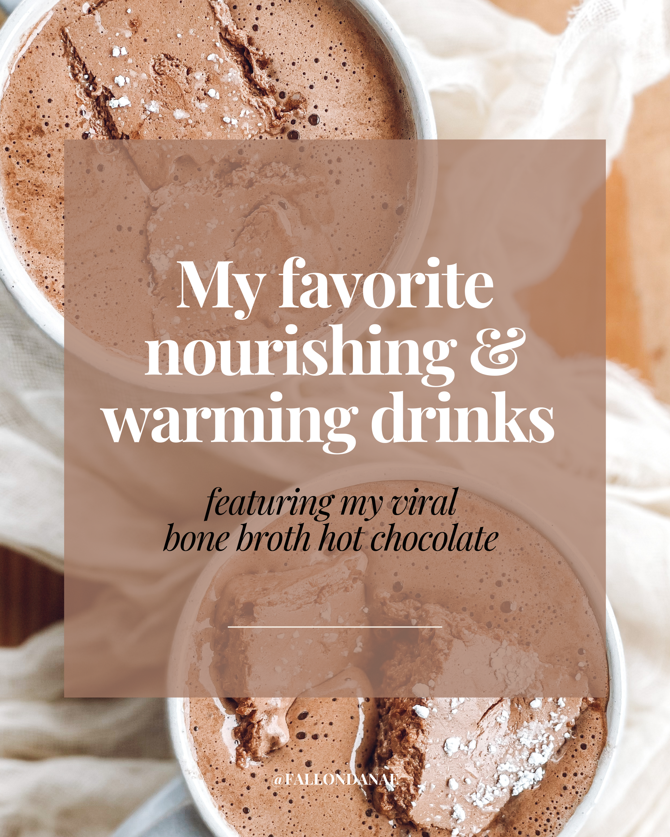 Warm, Nourishing Drinks for Fall and Winter